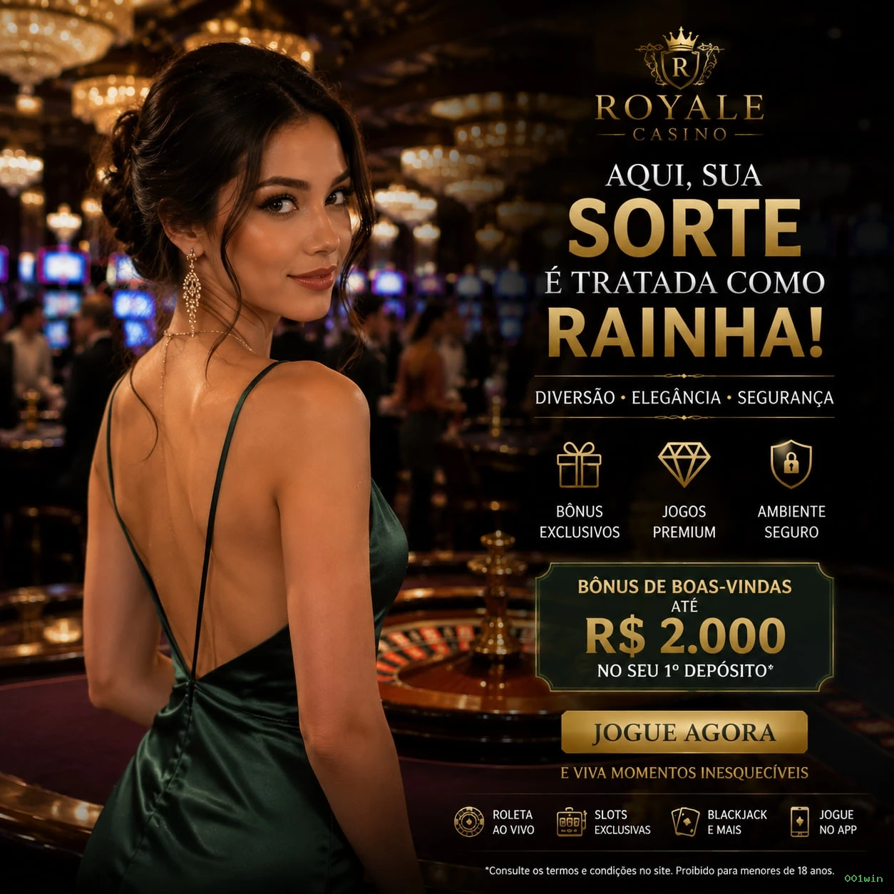 Promoções e bônus exclusivos da 001win